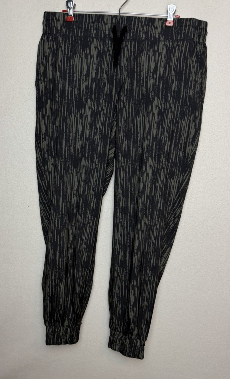 32 Degrees Women's Jogger Pants Cool Technology Lightweight Size L Black Green
